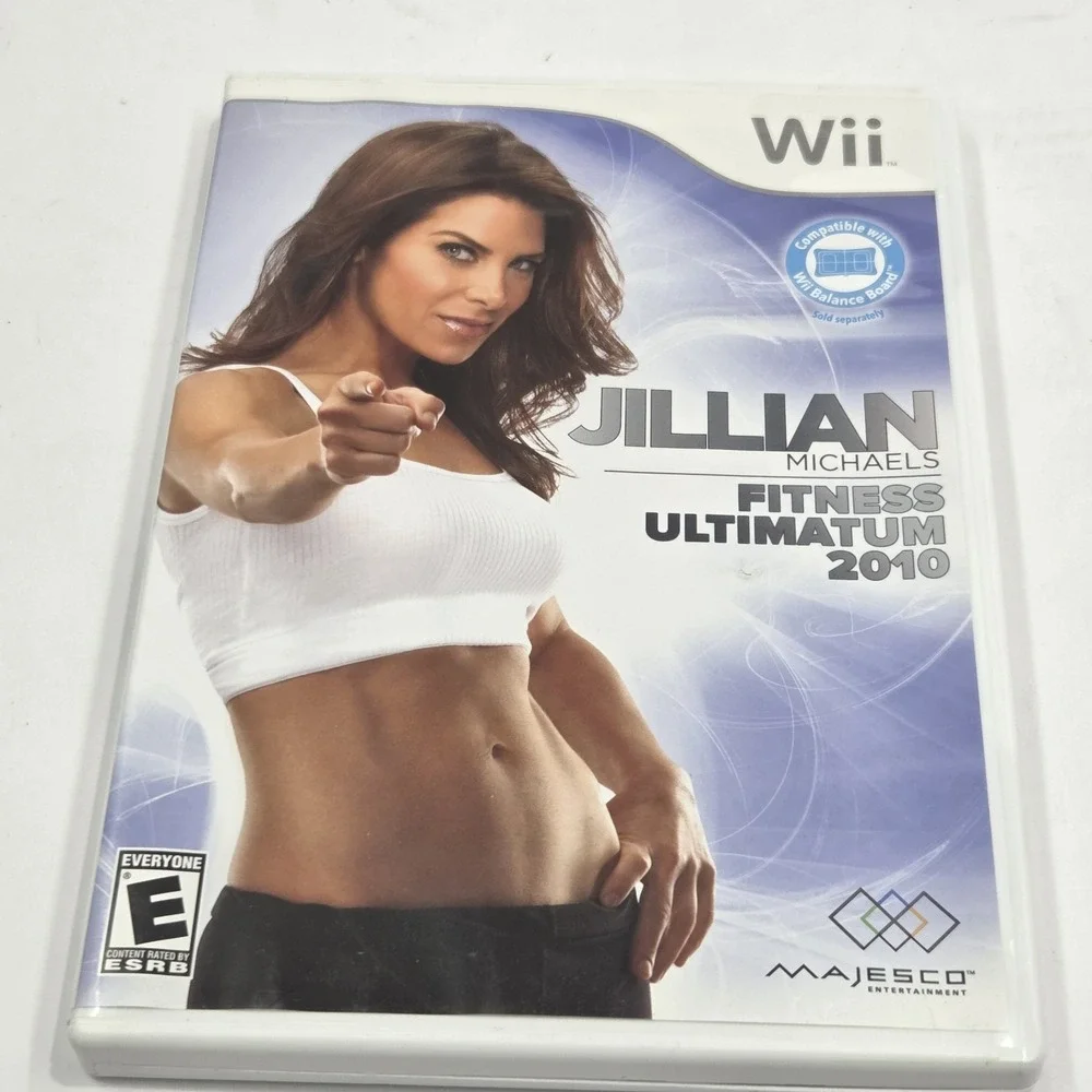 Jillian Michaels Fitness Ultimatum 2010 Nintendo Wii CIB VTG Workout Game